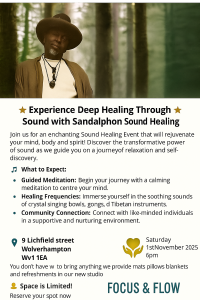Join us for enchanting sound healing event that will rejuvenate your mind,body and spirit 